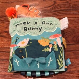 Manhattan Toy - Fairytale Peek A Boo Bunny Kids Crinkle Book w/ many activities